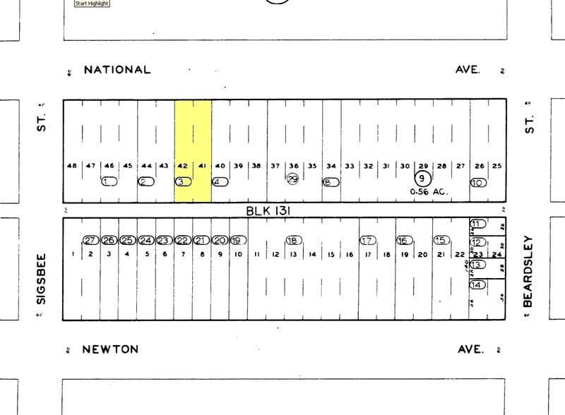 1727 National Ave, San Diego, CA for sale - Plat Map - Image 1 of 1