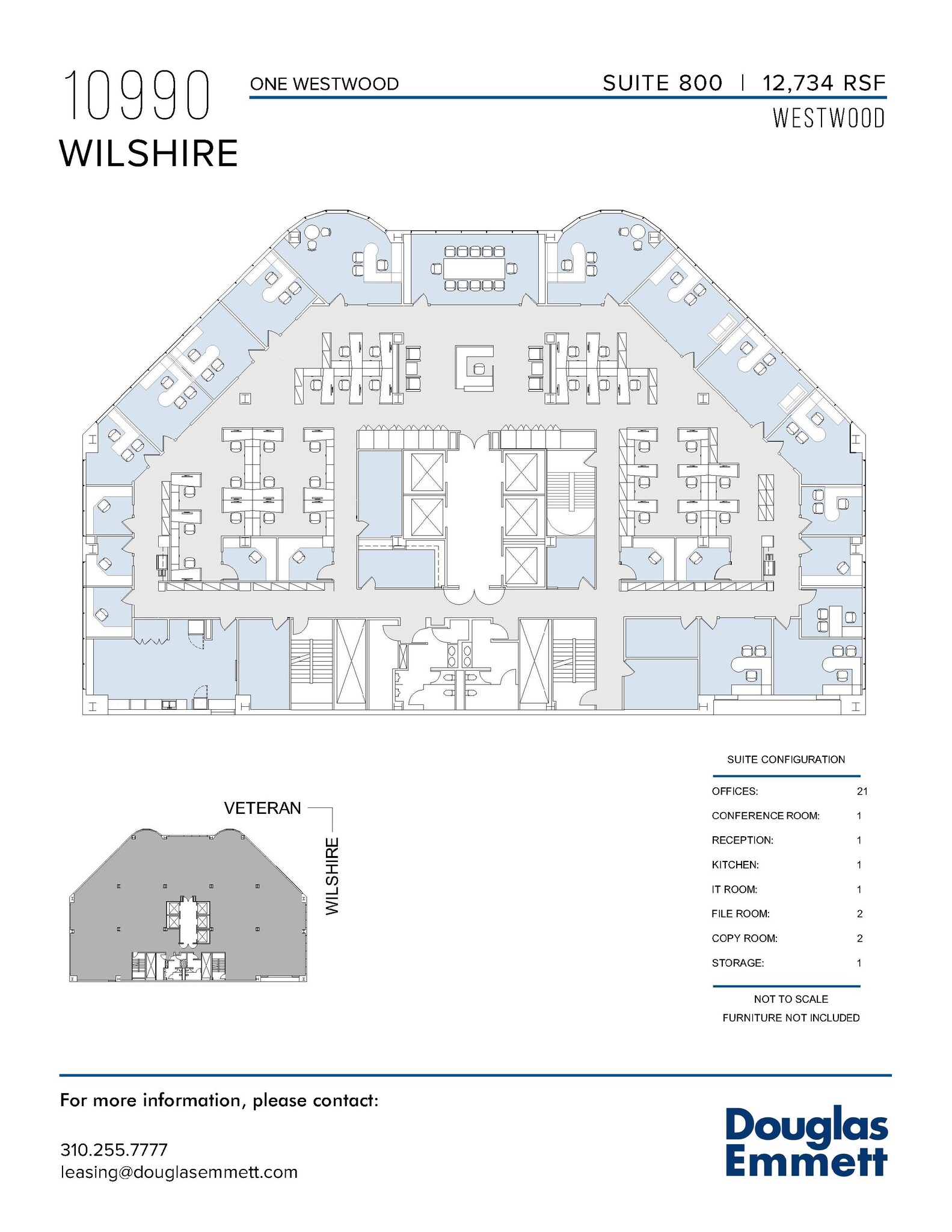 10990 Wilshire Blvd, Los Angeles, CA for lease Floor Plan- Image 1 of 1