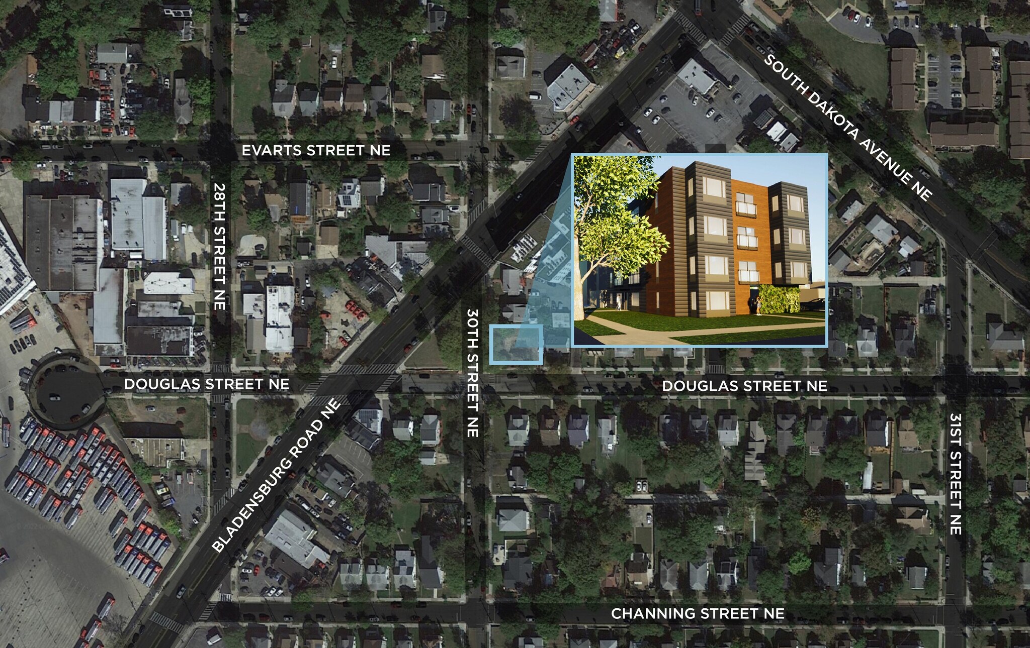 2601 30th St NE, Washington, DC for sale Aerial- Image 1 of 1