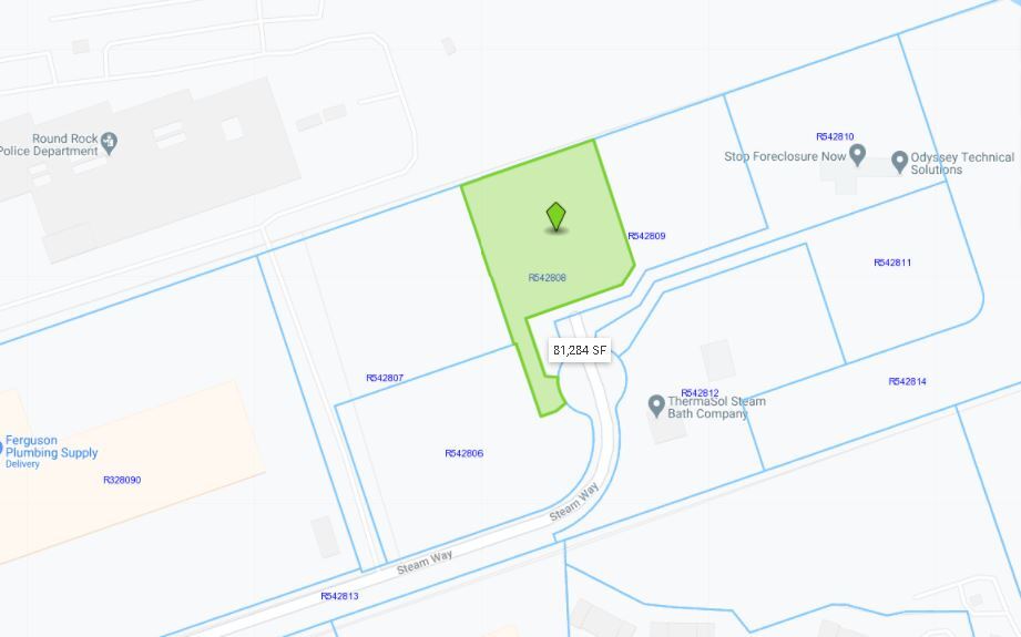 1990 Steam Way, Round Rock, TX for sale Plat Map- Image 1 of 1