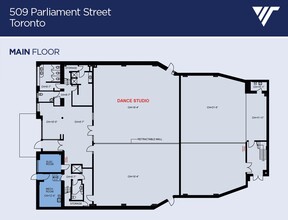 509 Parliament St, Toronto, ON for lease Floor Plan- Image 1 of 1