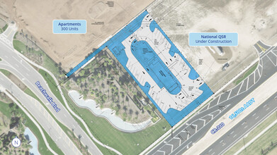 NEC Beachwalk Blvd & County Road 210, Saint Johns, FL - aerial  map view