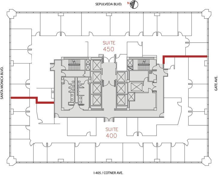 11100 Santa Monica Blvd, Los Angeles, CA for lease Floor Plan- Image 1 of 1