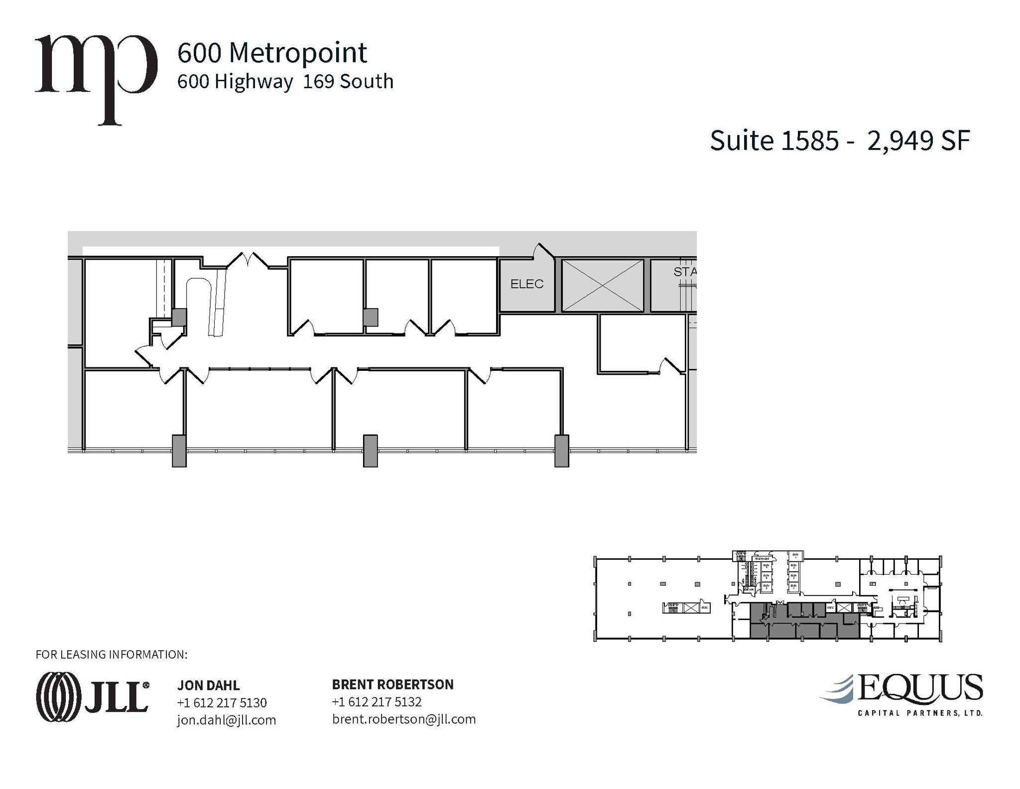 600 Highway 169 S, Saint Louis Park, MN for lease Floor Plan- Image 1 of 1