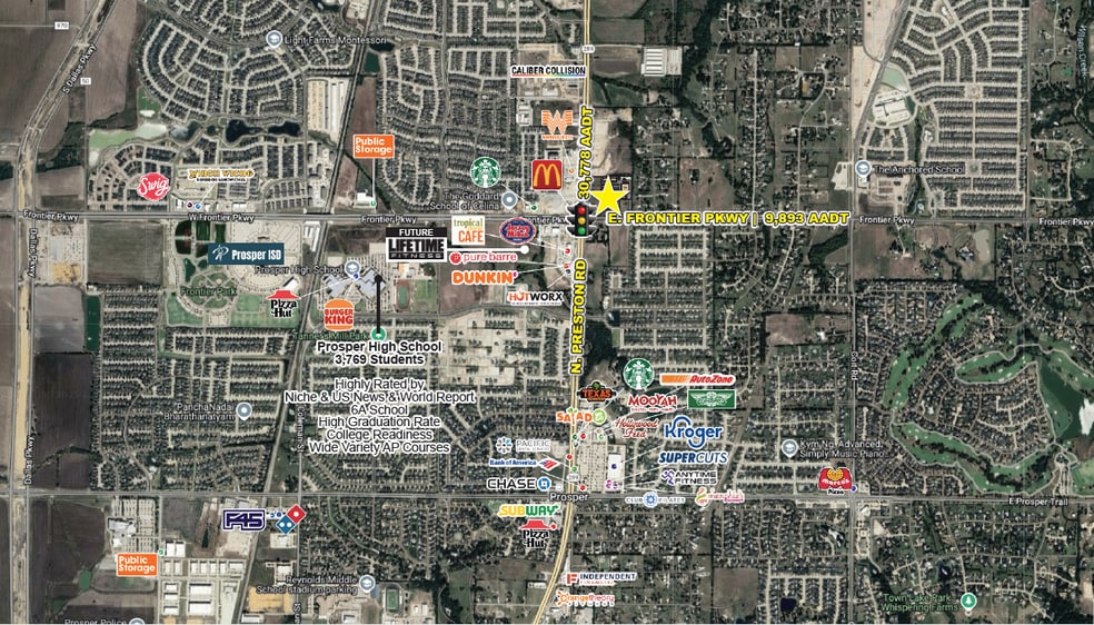 125 FM 1461, Celina, TX for lease - Aerial - Image 2 of 3