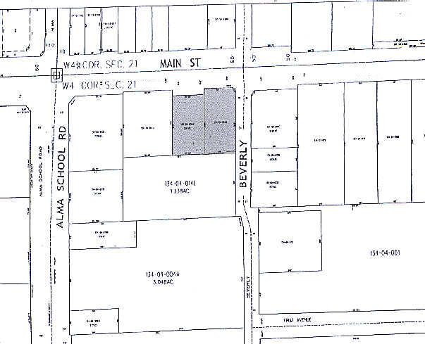 1115 W Main St, Mesa, AZ for lease - Plat Map - Image 3 of 8