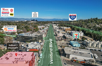 22837 Ventura Blvd, Woodland Hills, CA - aerial  map view