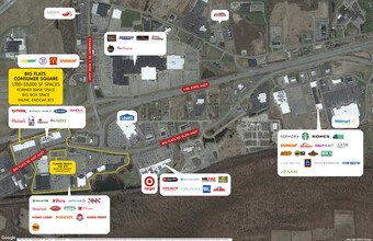 830 County Road 64, Elmira, NY - aerial  map view