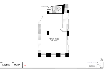 291 Broadway, New York, NY for lease Floor Plan- Image 1 of 2