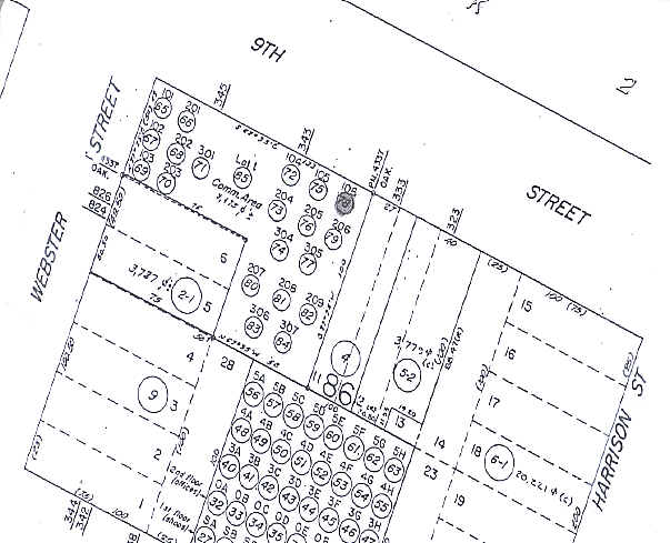 343-345 9th St, Oakland, CA for sale - Plat Map - Image 3 of 9
