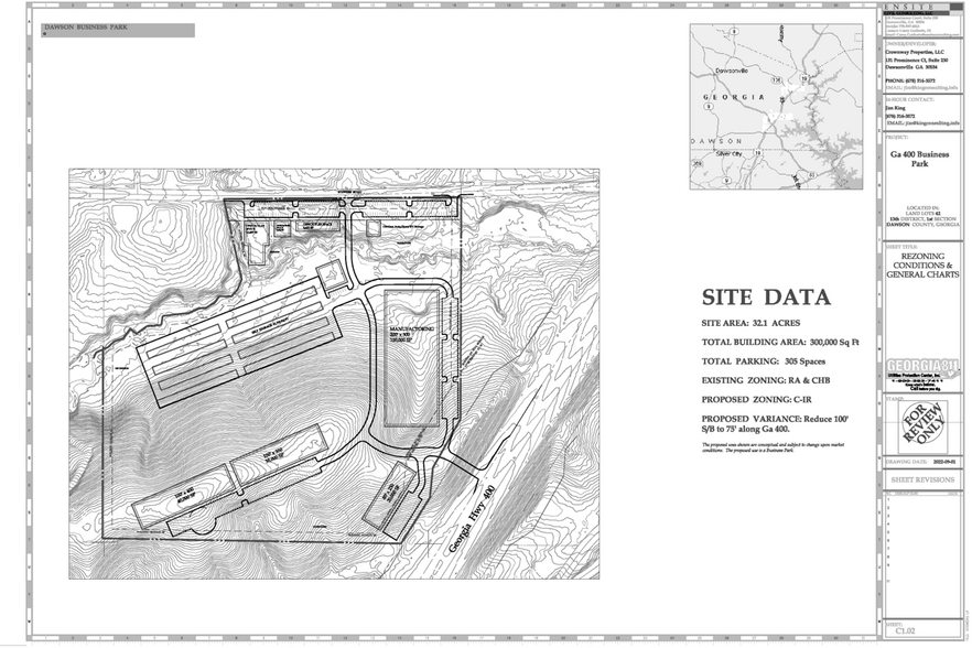 GA Hwy 400 & Stowers Road, Dawsonville, GA for sale - Building Photo - Image 3 of 3