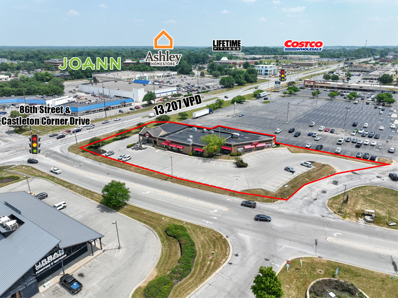 5612 Castleton Corner Ln, Indianapolis, IN for lease - Building Photo - Image 2 of 3