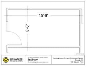 725 S Adams Rd, Birmingham, MI for lease Floor Plan- Image 1 of 1