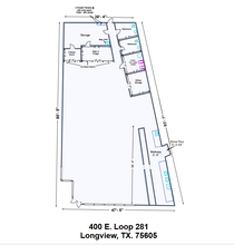 400 E Loop 281, Longview, TX for lease Floor Plan- Image 2 of 7