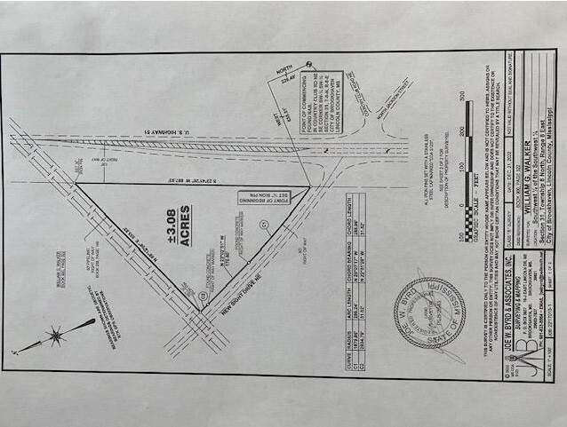 0 Highway 51, Brookhaven, MS for sale Plat Map- Image 1 of 2