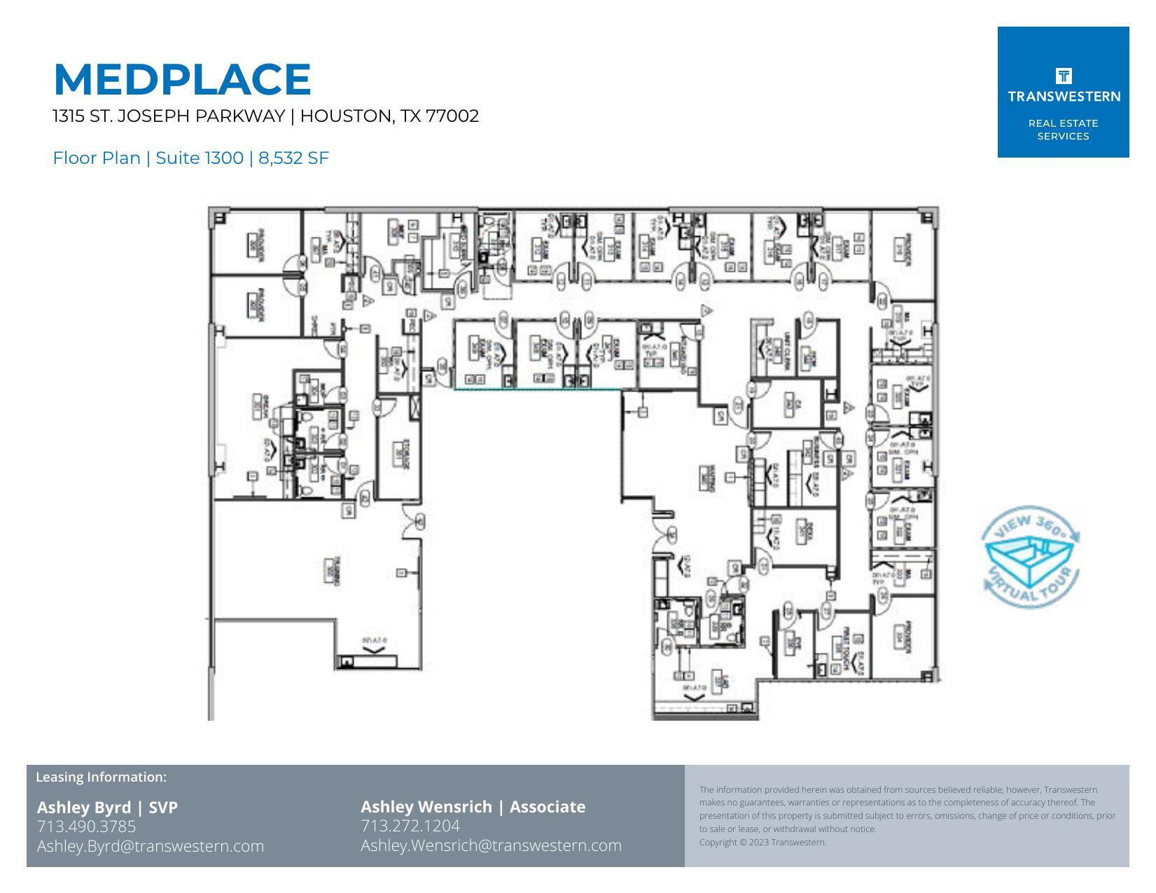 1315 St Joseph Pky, Houston, TX for lease Floor Plan- Image 1 of 1