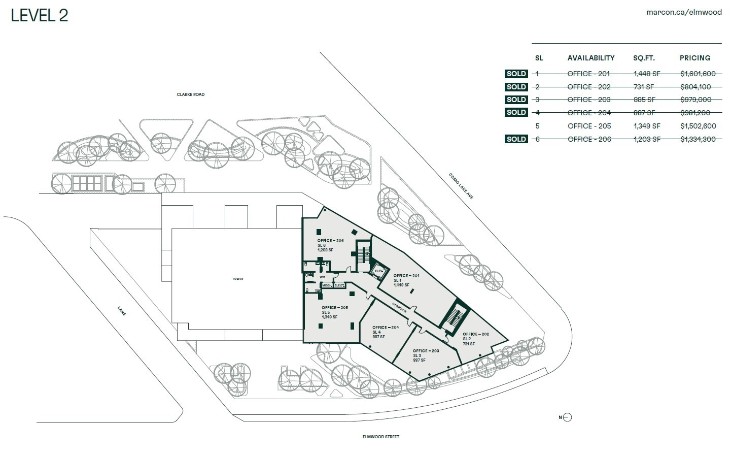 612 Elmwood St, Coquitlam, BC V3J 3W8 - Unit 205 - - Floor Plan - Image 1 of 1