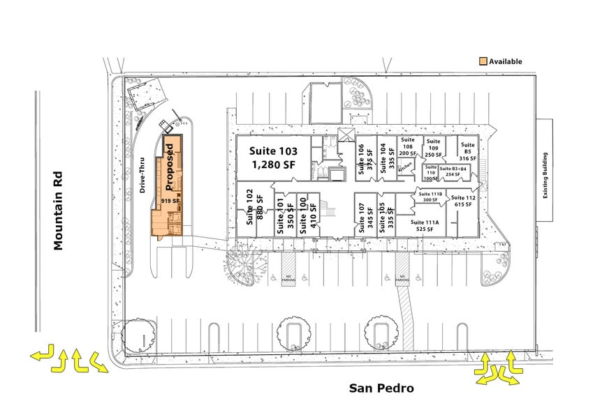 1330 San Pedro Blvd NE, Albuquerque, NM for lease - Site Plan - Image 2 of 8