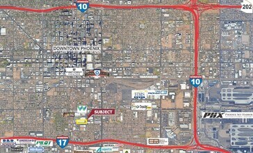 236 E Pima St, Phoenix, AZ - AERIAL map view