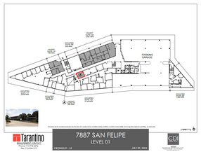 7887 San Felipe St, Houston, TX for lease Floor Plan- Image 1 of 1