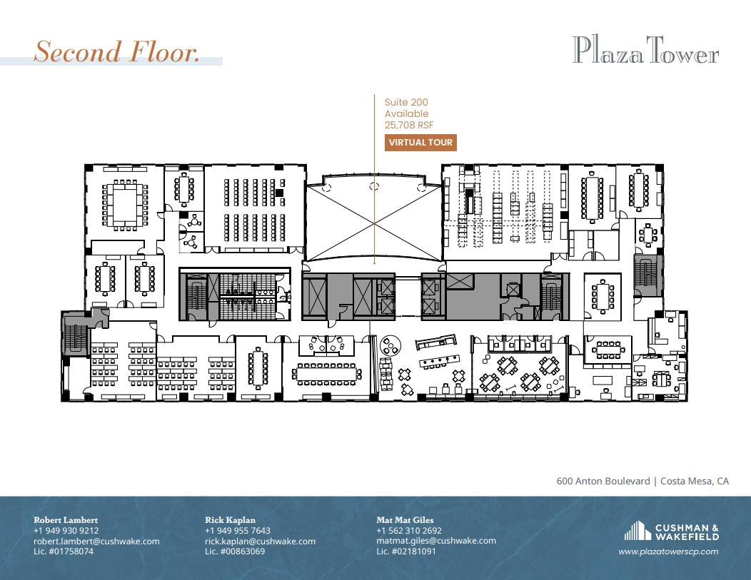 600 Anton Blvd, Costa Mesa, CA for lease Floor Plan- Image 1 of 1