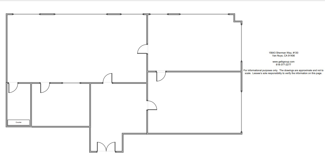 15643 Sherman Way, Van Nuys, CA for lease Floor Plan- Image 1 of 1