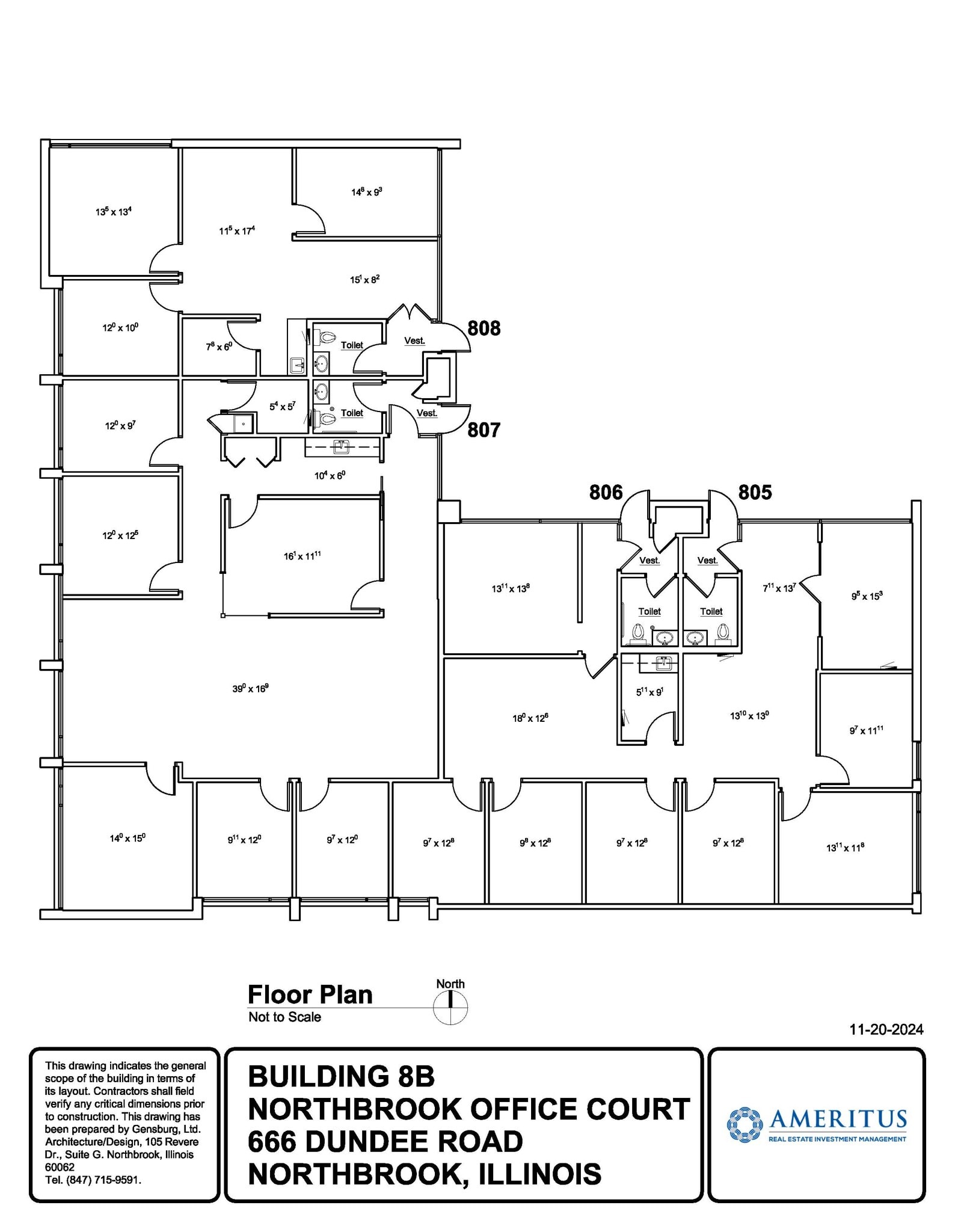 666 Dundee Rd, Northbrook, IL for lease Floor Plan- Image 1 of 1