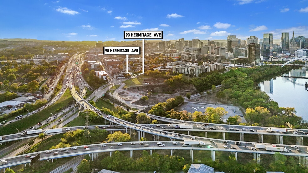 93-95 Hermitage Ave, Nashville, TN for lease - Aerial - Image 3 of 14