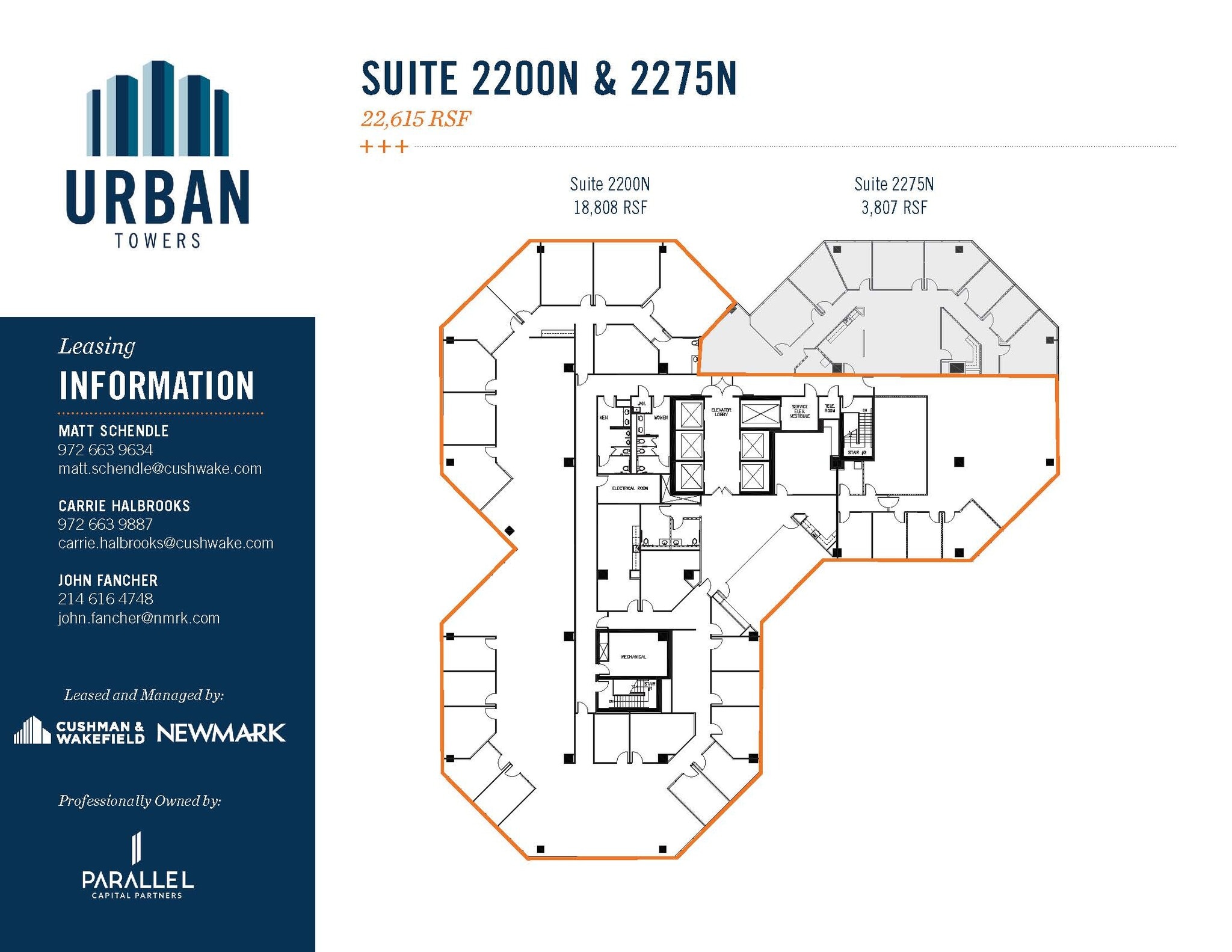 222 W Las Colinas Blvd, Irving, TX for lease Floor Plan- Image 1 of 1