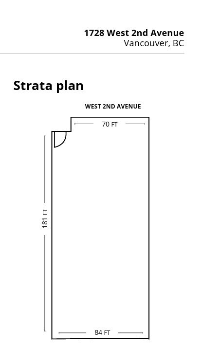 1728 2nd Av W, Vancouver, BC V6J 1H6 - Unit 1728 - - Floor Plan - Image 1 of 1