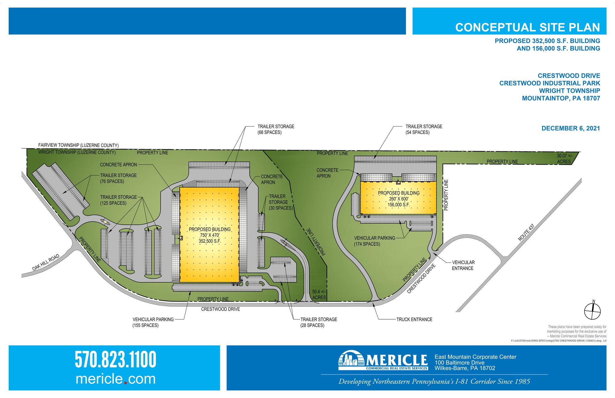 1201 Crestwood Dr, Mountain Top, PA for lease Site Plan- Image 1 of 5