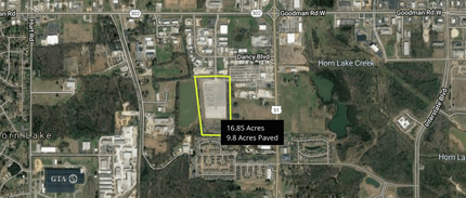 6667 Pasadena Dr, Horn Lake, MS - aerial  map view - Image1