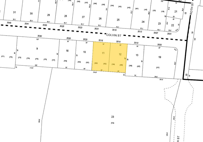 3014-3016 Colvin St, Alexandria, VA for lease - Plat Map - Image 2 of 11