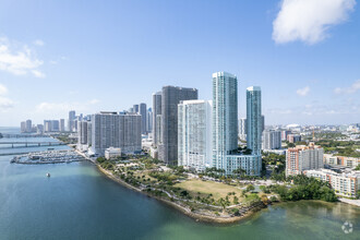 1900 N Bayshore Dr, Miami, FL - aerial  map view