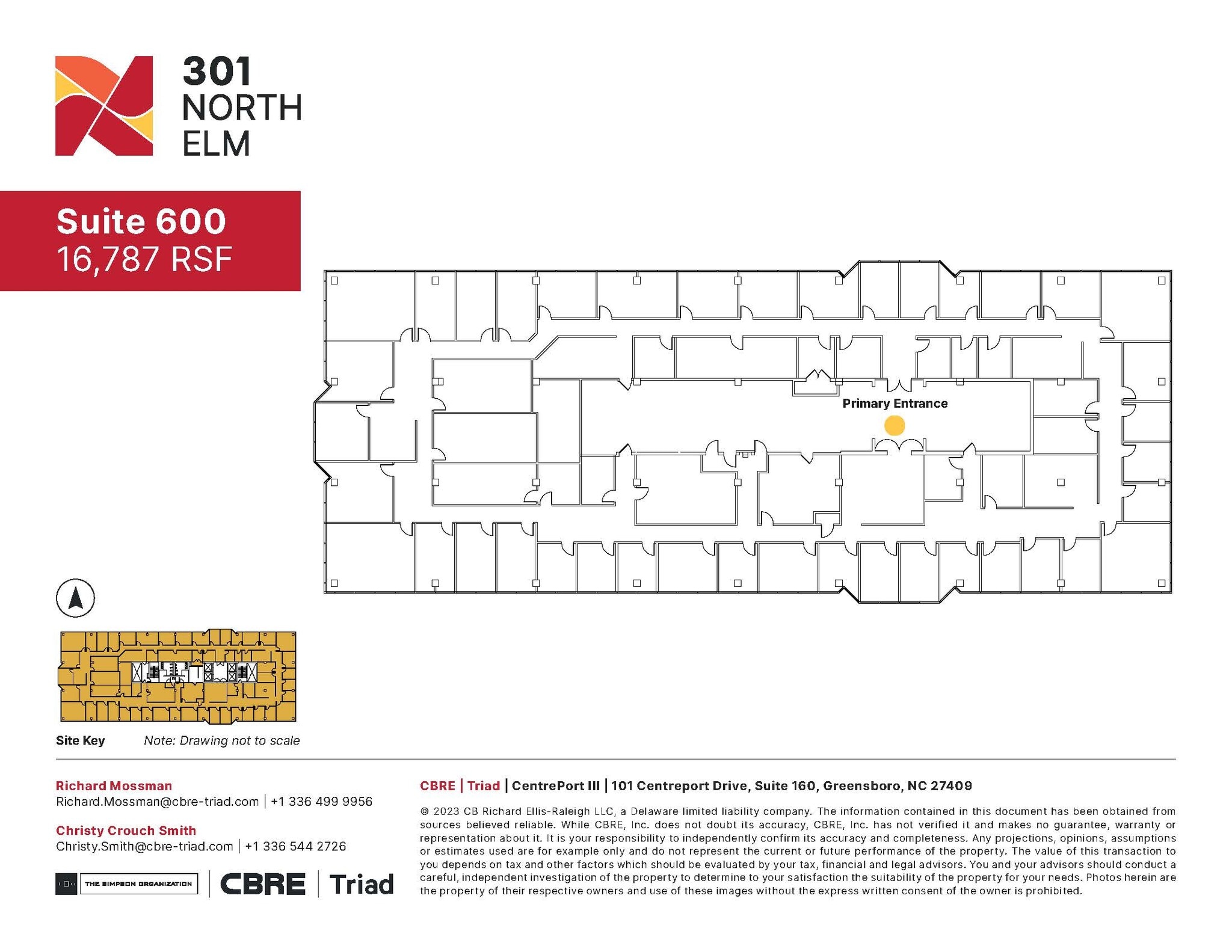 301 N Elm St, Greensboro, NC for lease Floor Plan- Image 1 of 1