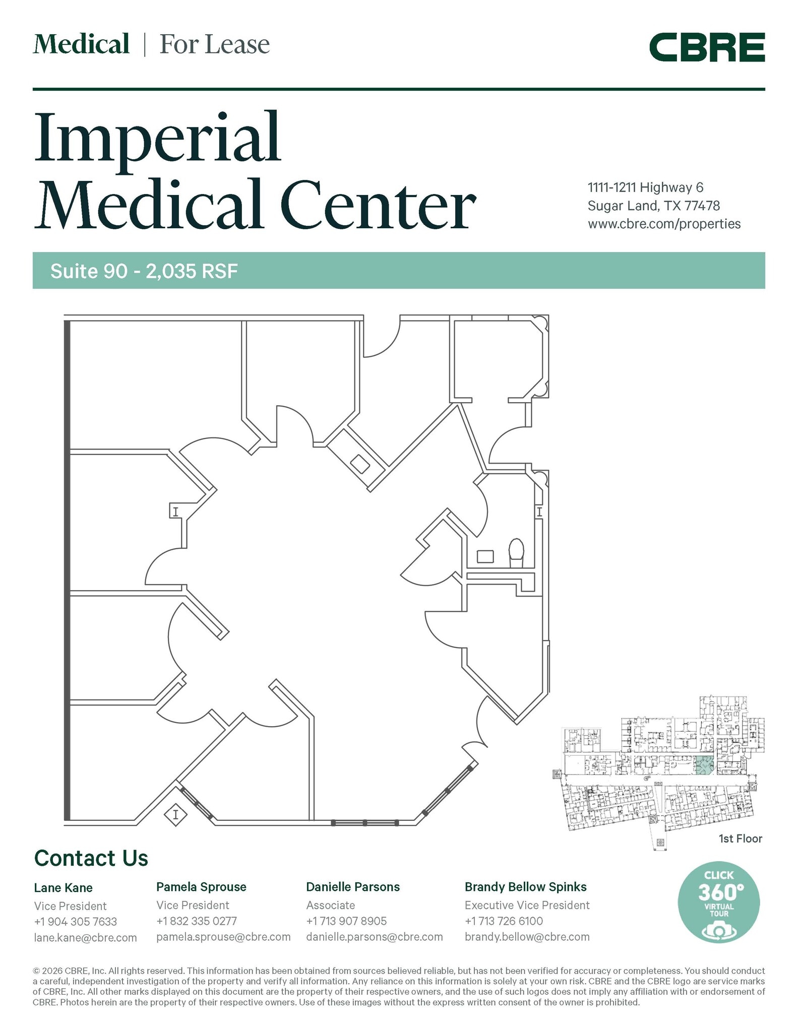 1111-1211 Highway 6, Sugar Land, TX for lease Interior Photo- Image 1 of 1