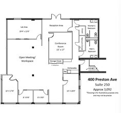 400 Preston Ave, Charlottesville, VA for lease Floor Plan- Image 1 of 1
