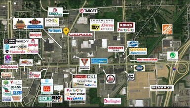 14400 Pardee Rd, Taylor, MI - AERIAL  map view