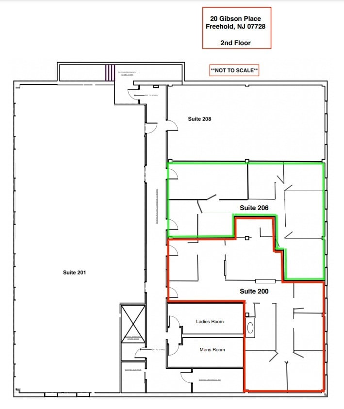 20 Gibson Pl, Freehold, NJ for lease Floor Plan- Image 1 of 1