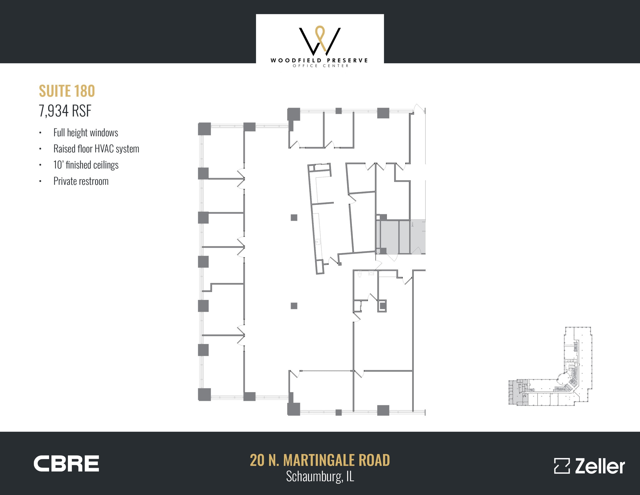 20 N Martingale Rd, Schaumburg, IL for lease Floor Plan- Image 1 of 1
