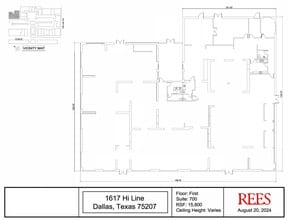 1617 Hi Line Dr, Dallas, TX for lease Floor Plan- Image 1 of 1