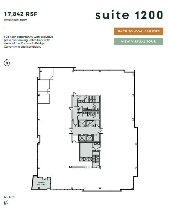 350 10th Ave, San Diego, CA for lease Floor Plan- Image 1 of 6