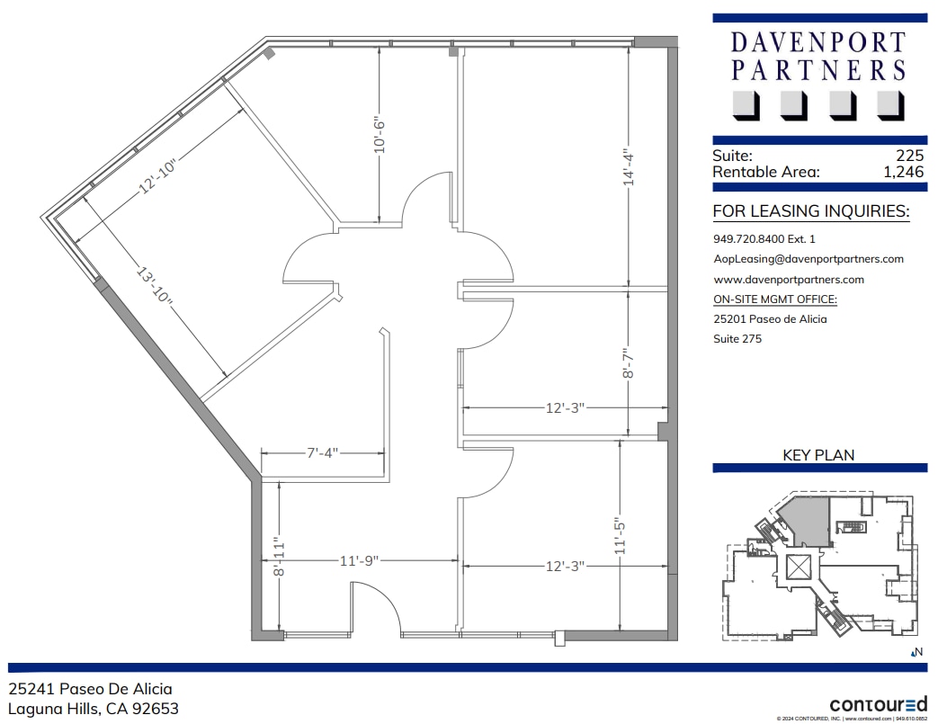 25231 Paseo de Alicia, Laguna Hills, CA for lease Floor Plan- Image 1 of 1
