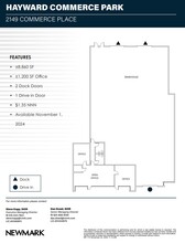 2262-2280 Commerce Pl, Hayward, CA for lease Floor Plan- Image 1 of 1