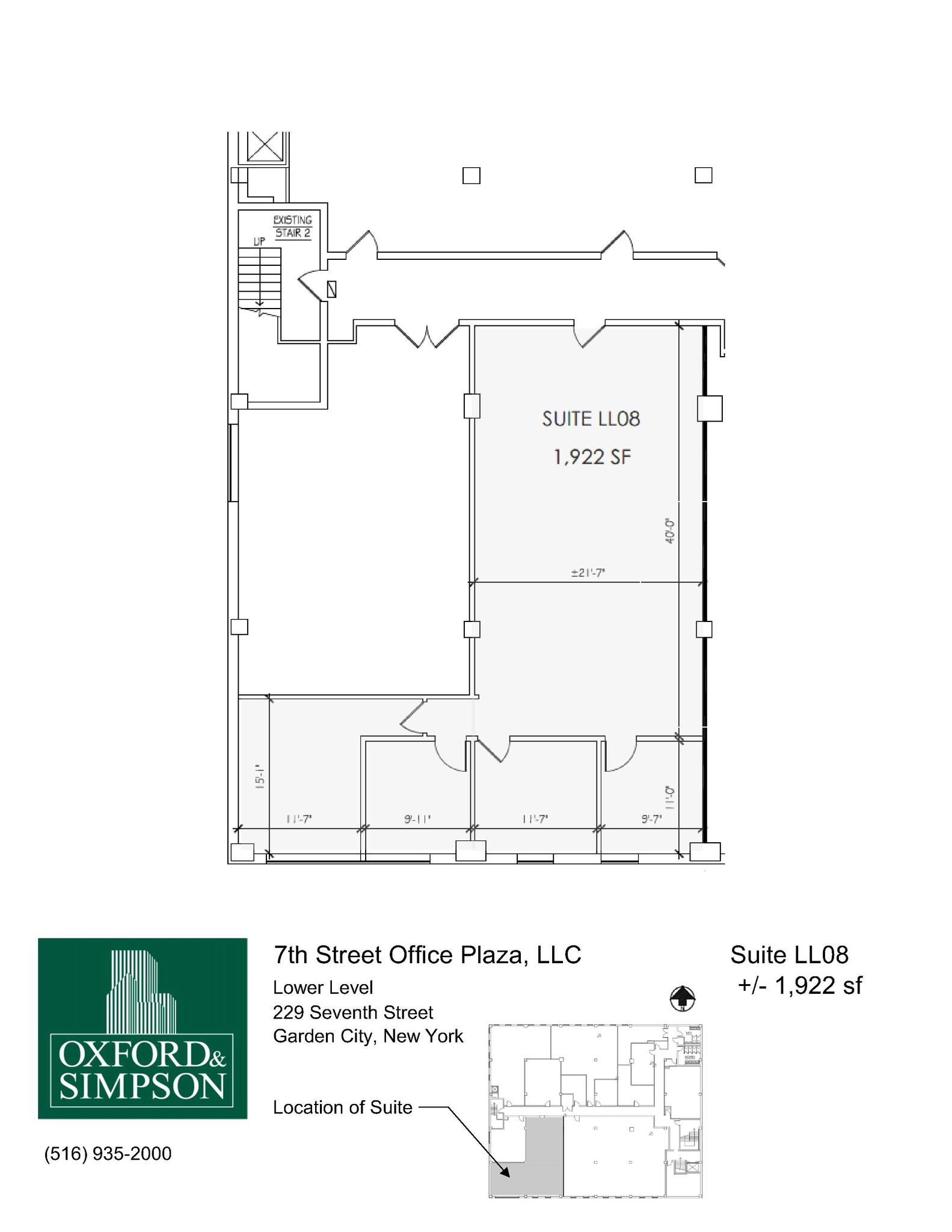 229 7th St, Garden City, NY for lease Floor Plan- Image 1 of 1