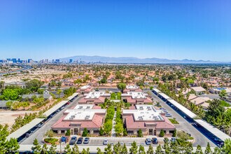 1587 E Windmill Ln, Las Vegas, NV - Aerial map view