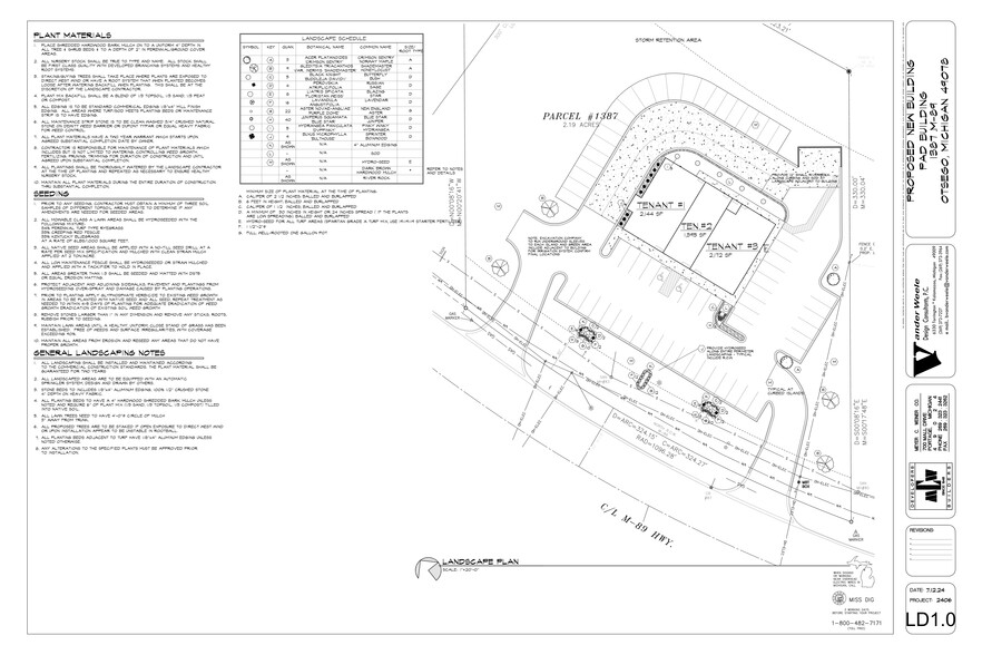 1387 E M 89, Otsego, MI for lease - Site Plan - Image 2 of 2