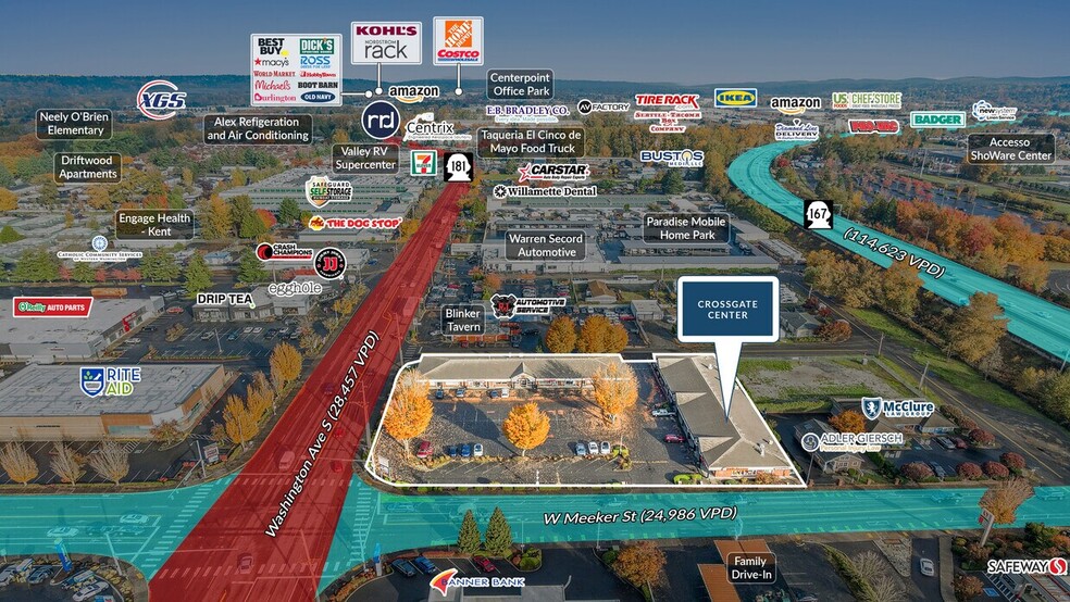 108-130 Washington Ave N, Kent, WA for sale - Building Photo - Image 2 of 5