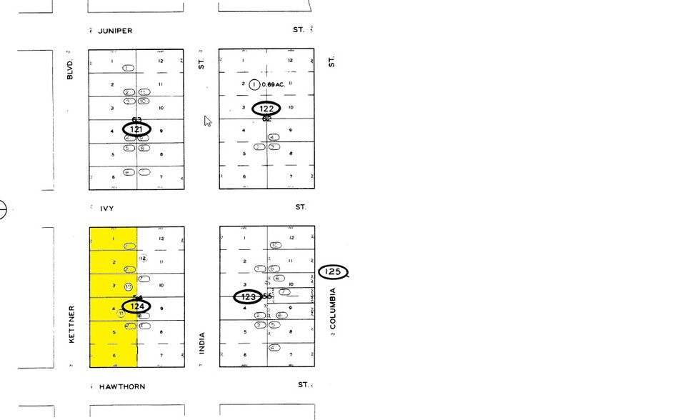 2155 Kettner Blvd, San Diego, CA for lease - Plat Map - Image 2 of 30