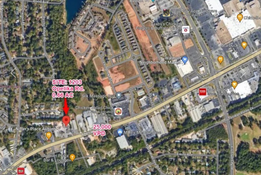 1203 Opelika Rd, Auburn, AL for sale Aerial- Image 1 of 1